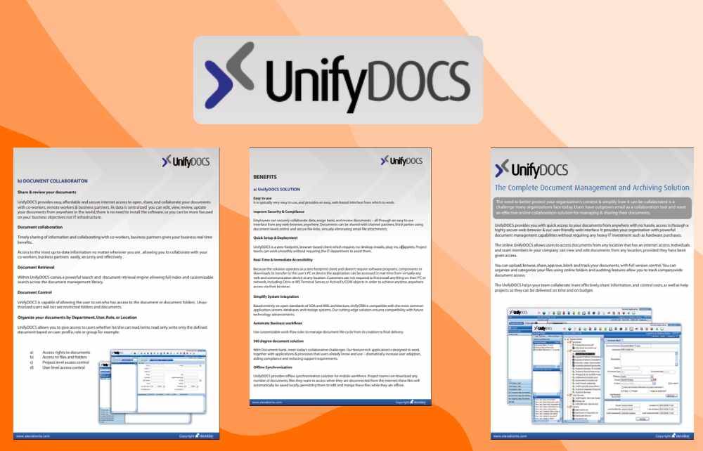 Unify DOCS